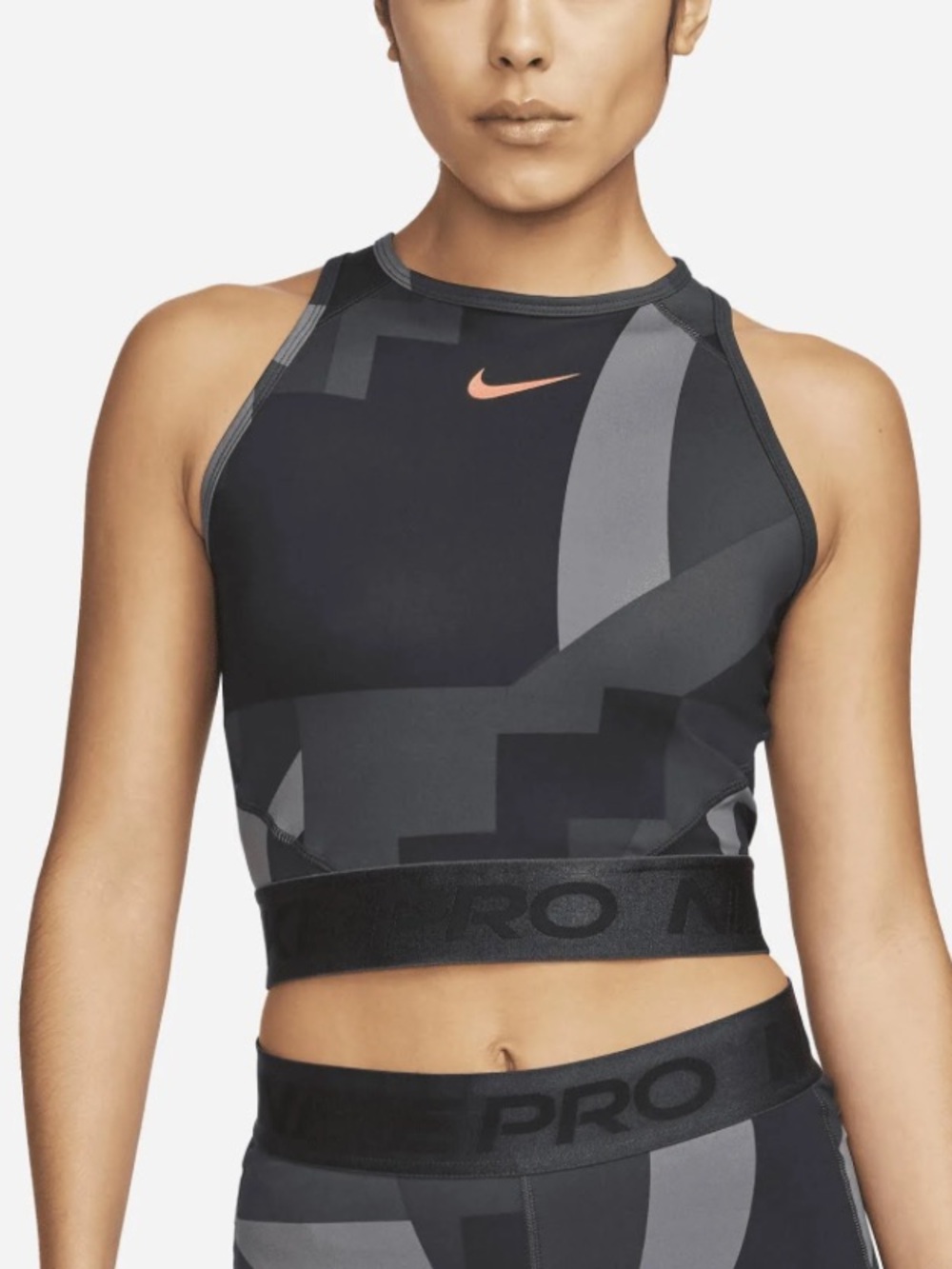 Nike Women's Pro Dri-FIT Cropped Training Tank Top XS